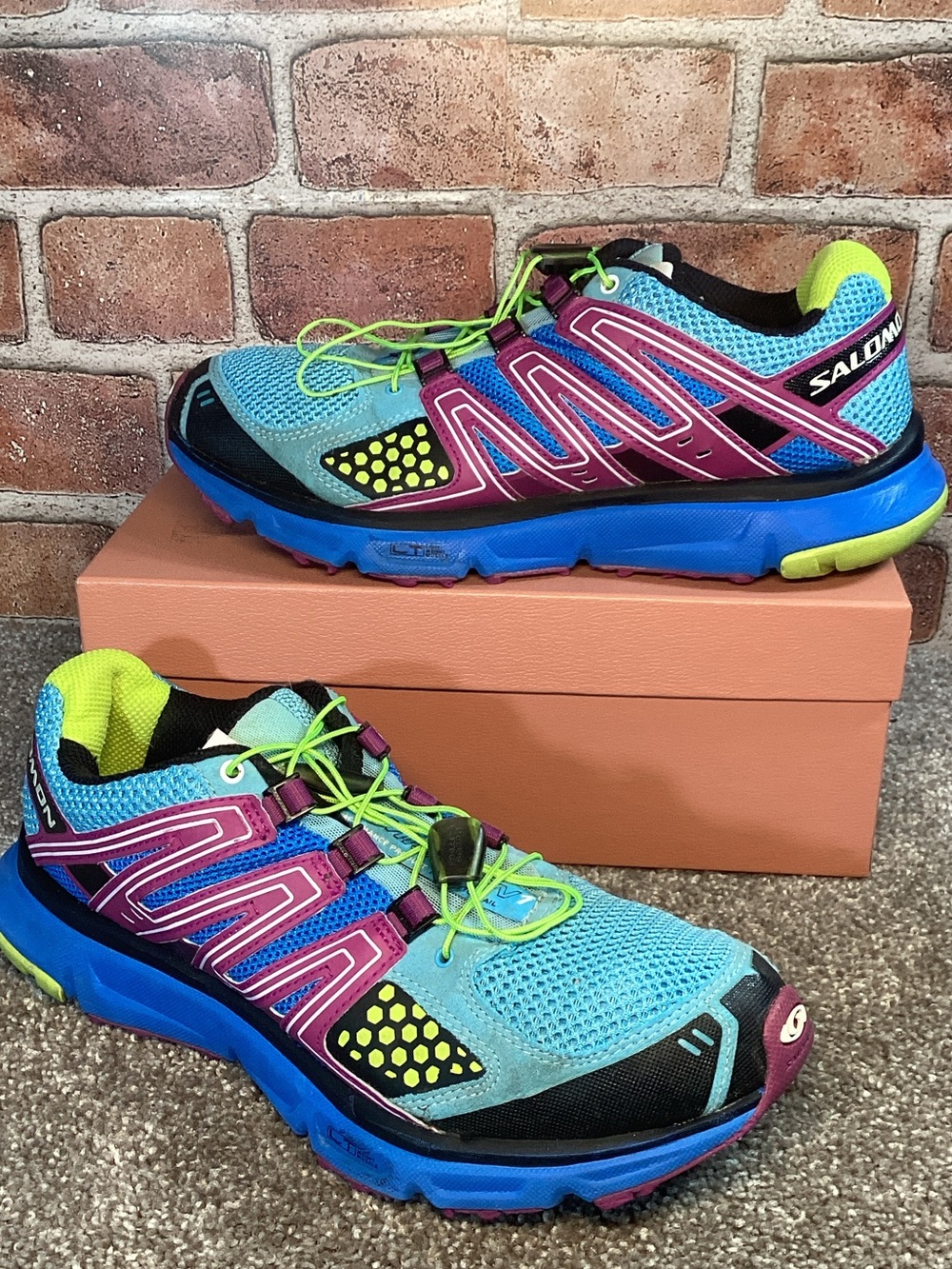 Salomon XR Mission 1 Women’s Trail running/ hiking shoes size 8.5